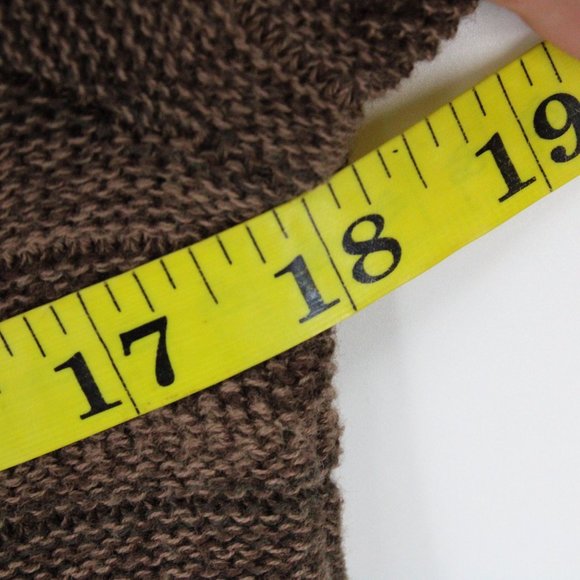 LRL Lauren Jeans Co. Sweater Womens Brown Pullover Long Sleeve Knit Size Medium - Picture 9 of 10